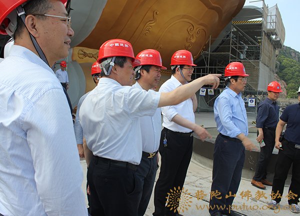 孙景淼-省政协副主席孙景淼调研观音文化园观音法界建设工作