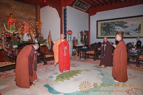 佛教-悦岭净院、香林净院结夏安居礼请会长道慈大和尚为依止律师