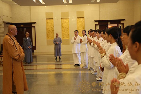 佛教-中国佛学院普陀山学院举行2018届毕业典礼