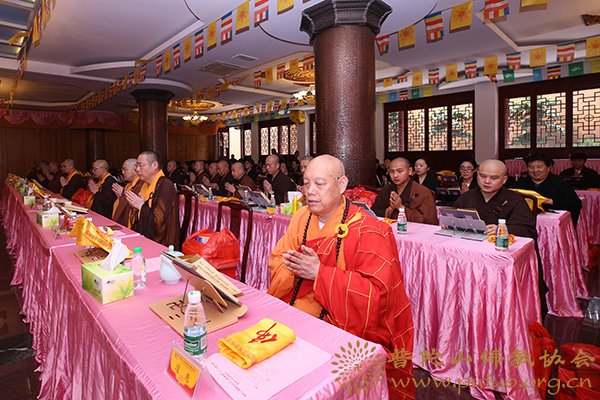 佛教-普陀山佛教协会全山执事第三十六期共修观音七法会圆满