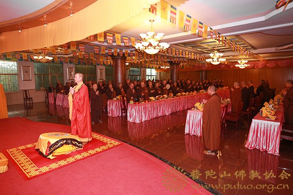 佛教-普陀山佛教协会全山执事第三十六期共修观音七法会圆满