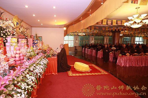 佛教-普陀山佛教协会全山执事第三十六期共修观音七法会圆满