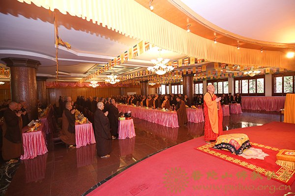 佛教-普陀山佛教协会全山执事第三十六期共修观音七法会圆满