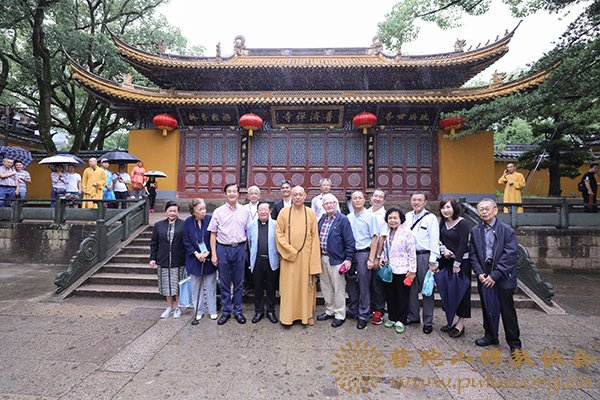 普陀山-“亚宗和”代表团一行参访普陀山