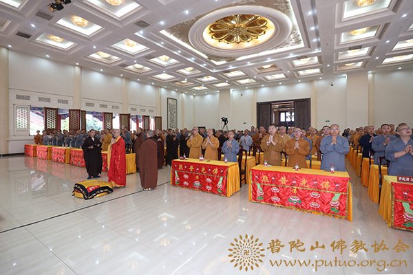 佛教-智宗法师应邀于宝陀讲寺作《千手经与大悲咒》佛学专题讲座