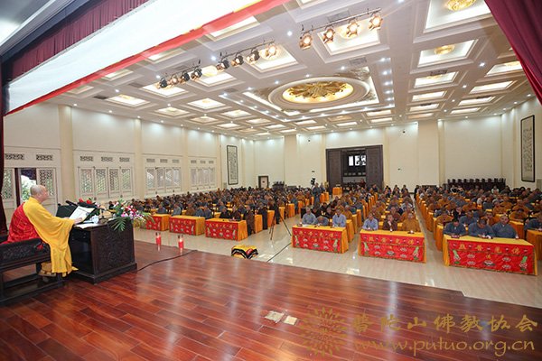宏海法师应邀于宝陀讲寺作《佛法的时间观》佛学专题讲座