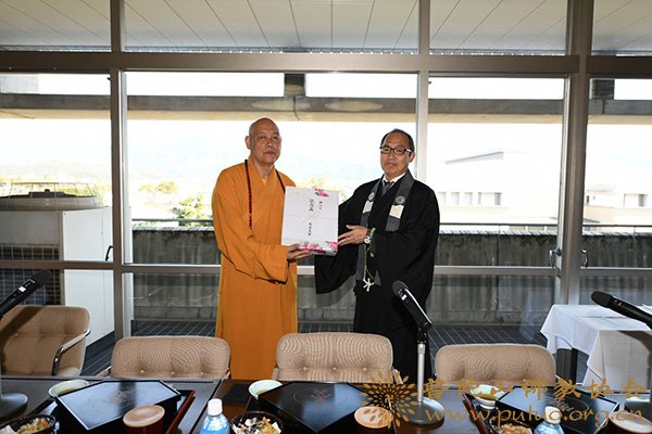 佛教-会长道慈大和尚一行赴日进行文化友好交流