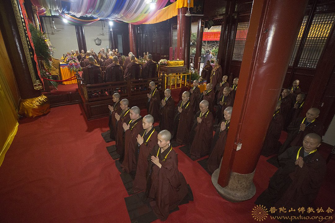 律师-普济禅寺（圆通禅林）戊戌年二部僧三坛大戒法会女众部举行大僧加法
