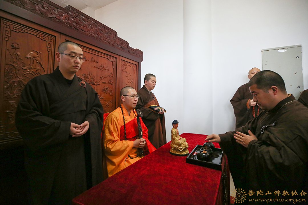 佛教-智瀚法师应邀于宝陀讲寺作佛学专题讲座