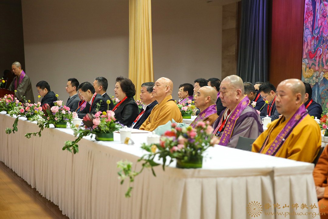佛教-会长道慈大和尚应邀出席宁波七塔禅寺三圣殿、法堂暨藏经楼修缮工程竣工仪式