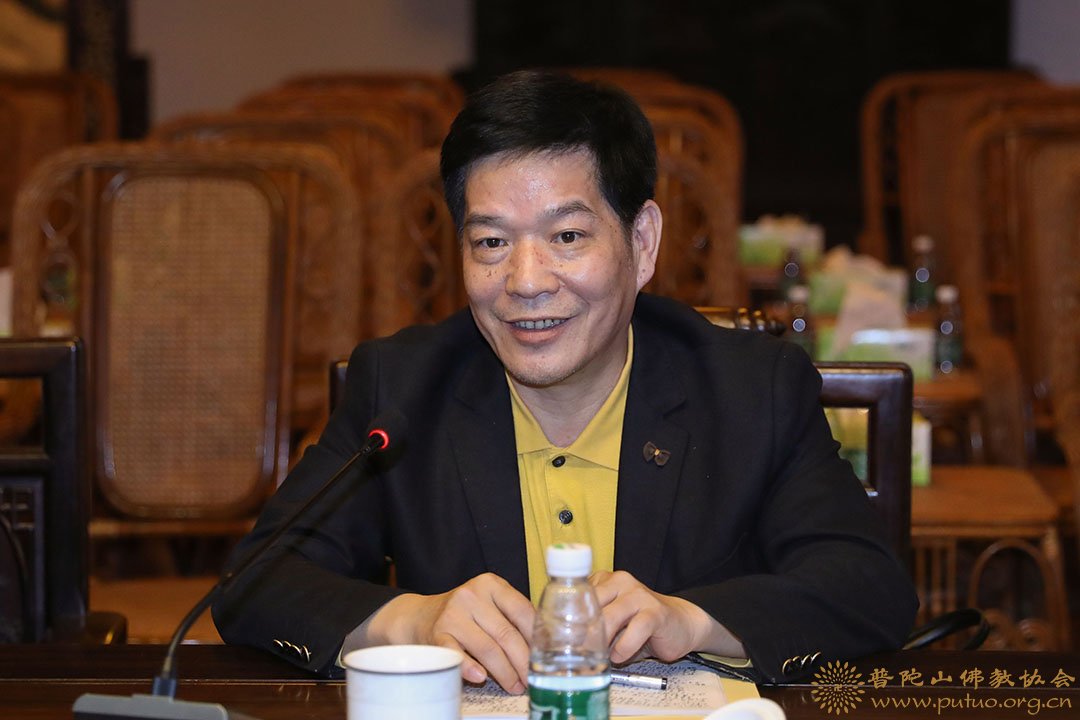 普陀山-泉州市委统战部副部长、市民宗局局长黄景生一行参访普陀山