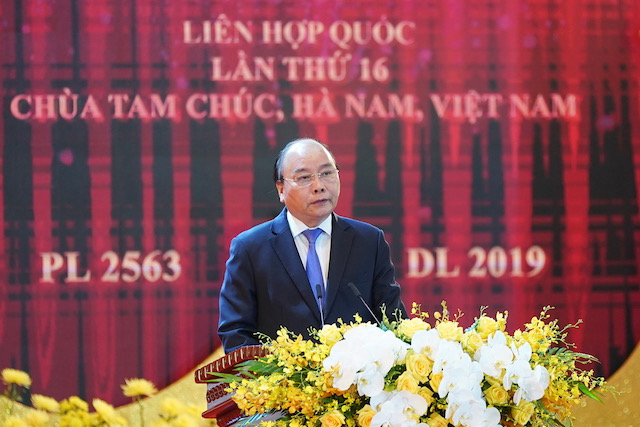佛教-道慈大和尚率中国佛教代表团赴越南参加联合国卫塞节
