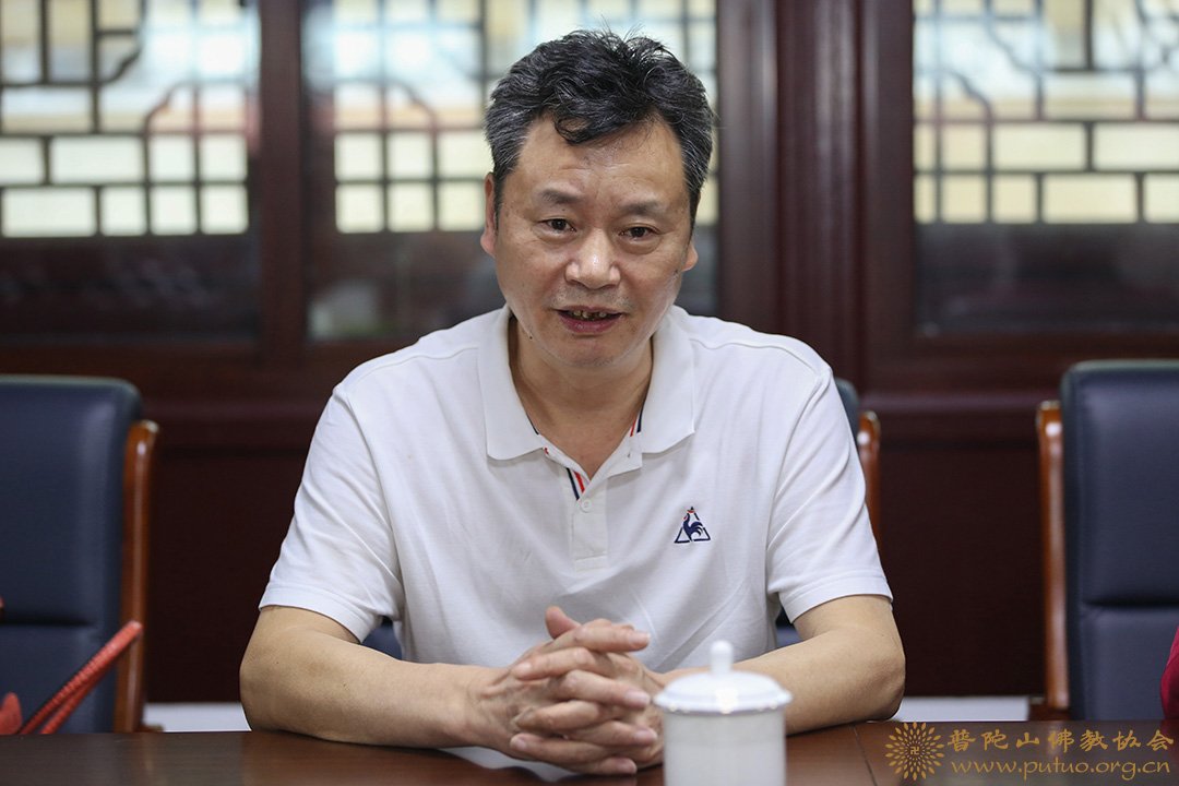 佛教-重庆市大足区委统战部考察团一行参访普陀山