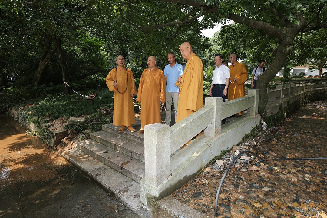 佛教-会长道慈大和尚赴常乐禅院等指导寺院基建恢复工作