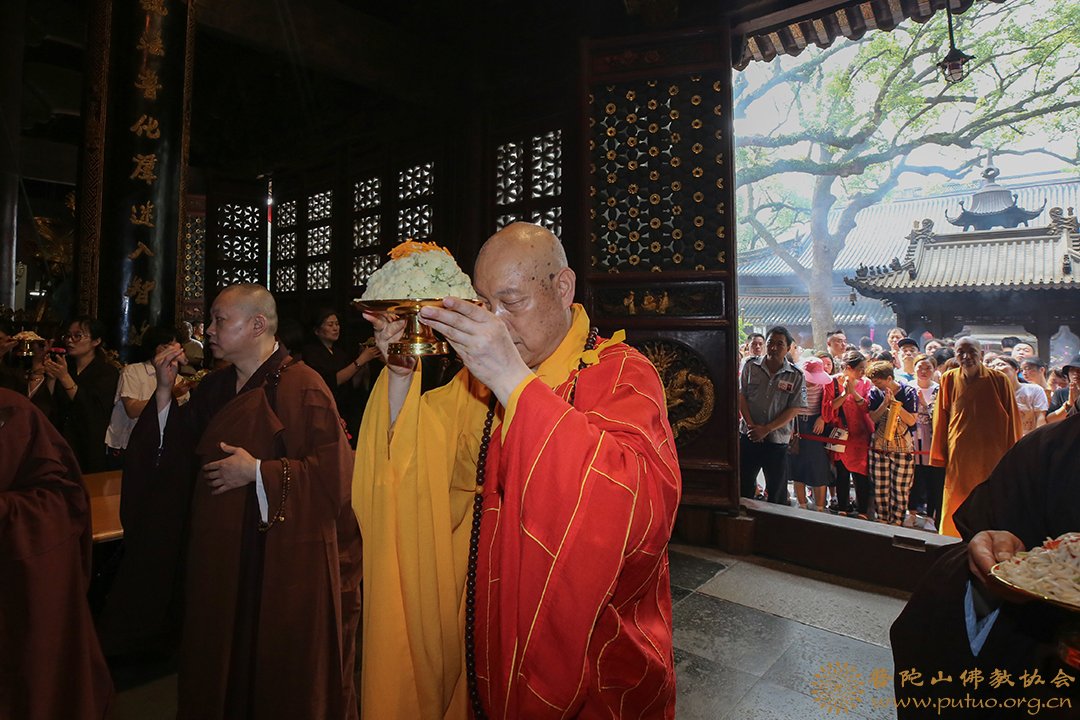 佛教-己亥年七月十五“佛欢喜日”普济禅寺举行盂兰盆会传供法会