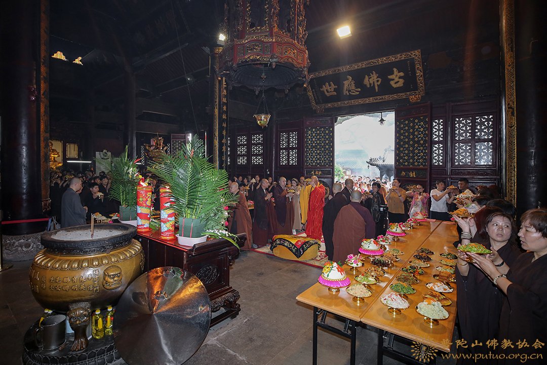 佛教-己亥年七月十五“佛欢喜日”普济禅寺举行盂兰盆会传供法会