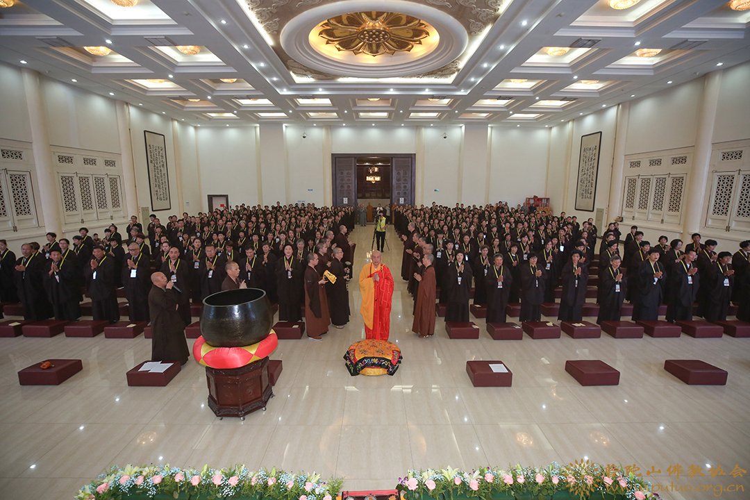 佛教-清凉光影丨普陀山佛教协会己亥年秋传授三皈五戒法会视频回顾