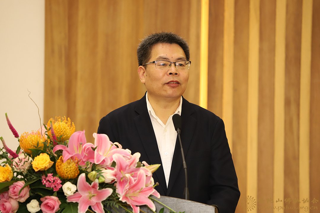 佛教-会长道慈大和尚一行出席2019年浙江省汉传佛教讲经交流会