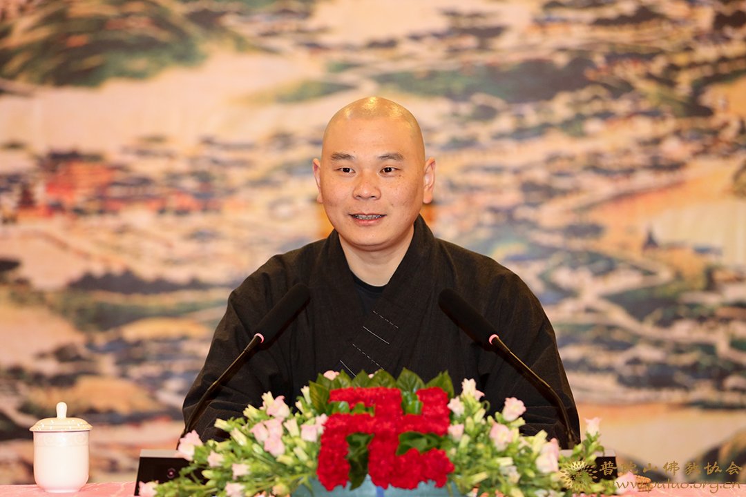 佛教-普陀山佛教协会举行《如法学修 去邪归正》反邪教讲座