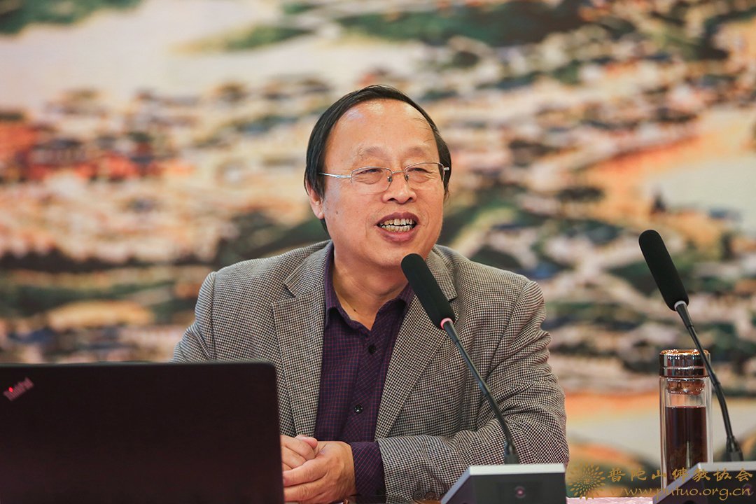佛教-普陀山佛教协会组织召开全山执事学习会学习《中共十九届四中全会精神》
