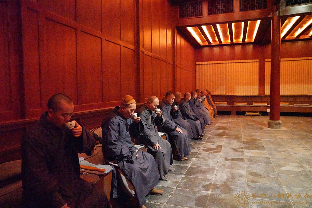 普陀山-普陀山法雨禅寺举行己亥冬季禅七法会