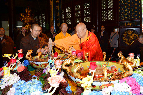 佛教-丙申年四月初八佛诞日普济禅寺隆重举行浴佛法会