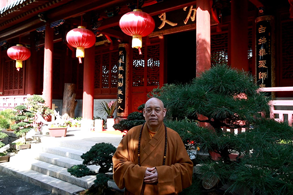 佛教-普陀山道慈大和尚祝海内外四众弟子新春快乐