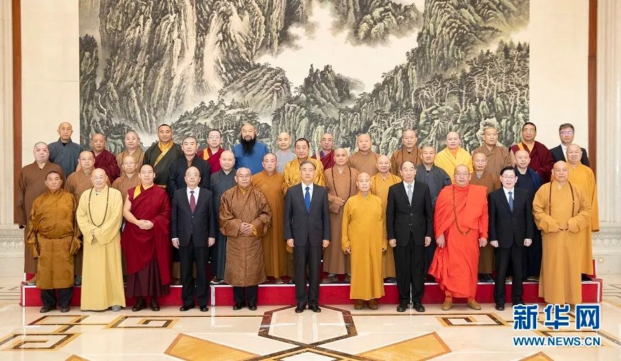 中国道教协会-汪洋主席会见中国佛教协会和中国道教协会新一届理事会领导班子 并提出殷切希望