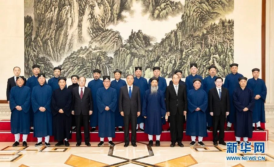 中国道教协会-汪洋主席会见中国佛教协会和中国道教协会新一届理事会领导班子 并提出殷切希望