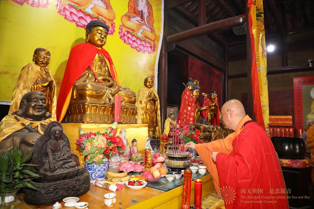 奠基仪式-会长道慈大和尚一行出席江山市太阳山寺扩建(修缮)工程奠基仪式 奠基仪式-会长道慈大和尚一行出席江山市太阳山寺扩建(修缮)工程奠基仪式