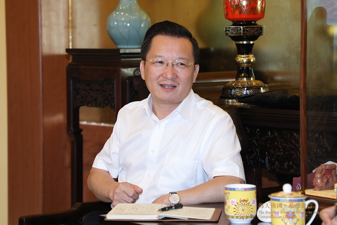 佛教-院长道慈大和尚主持召开中国佛学院普陀山学院院长办公会议