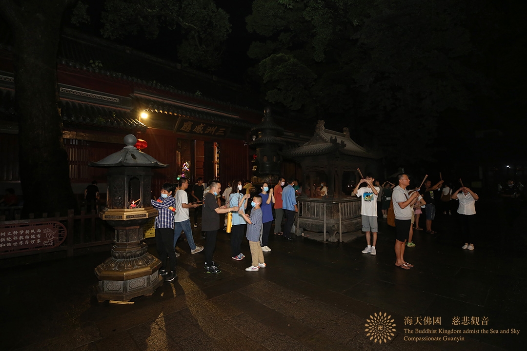 观音-普济禅寺辛丑年六月十九观音香会期进香活动安全有序