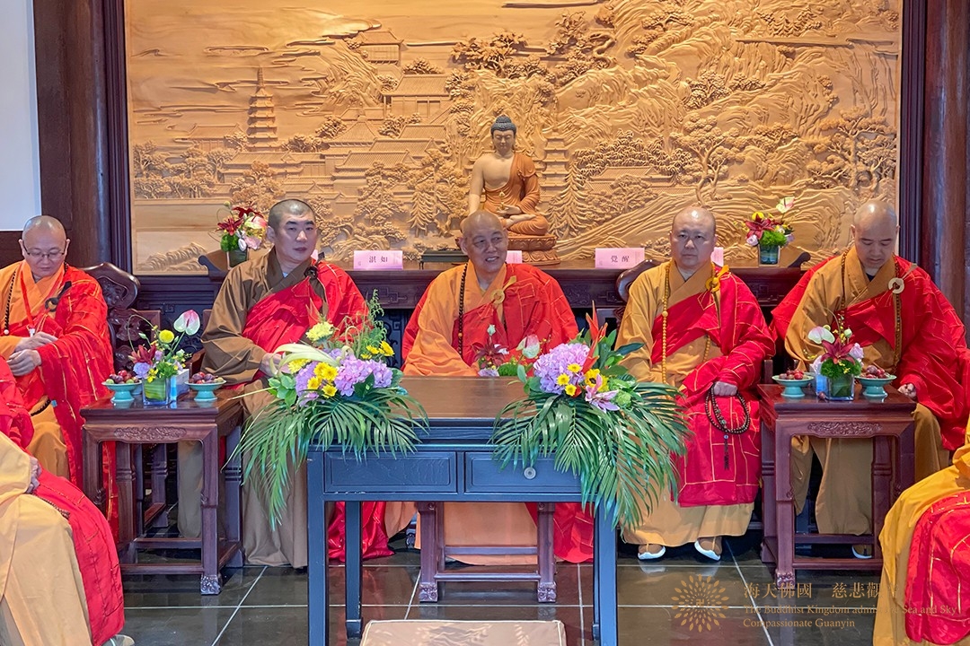 佛教-会长道慈大和尚一行出席杭州径山万寿禅寺重修圆满落成庆典