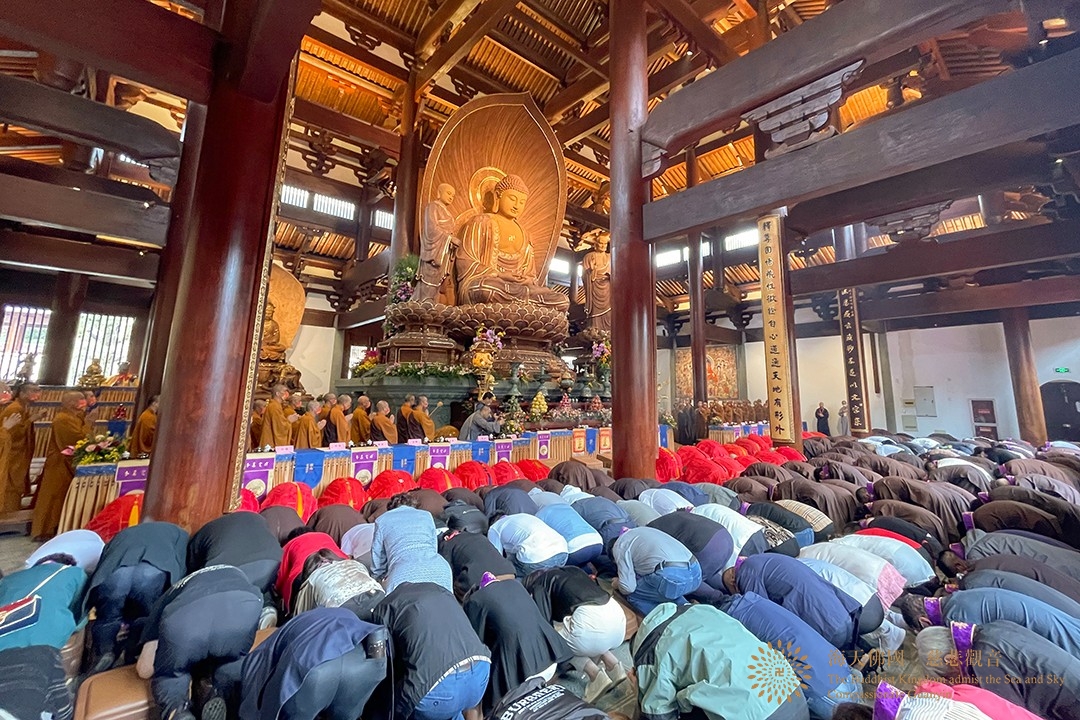 佛教-会长道慈大和尚一行出席杭州径山万寿禅寺重修圆满落成庆典