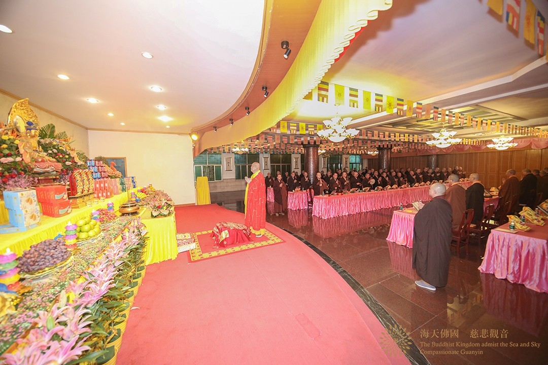 佛教-普陀山佛教协会全山执事第四十五期共修观音七法会圆满