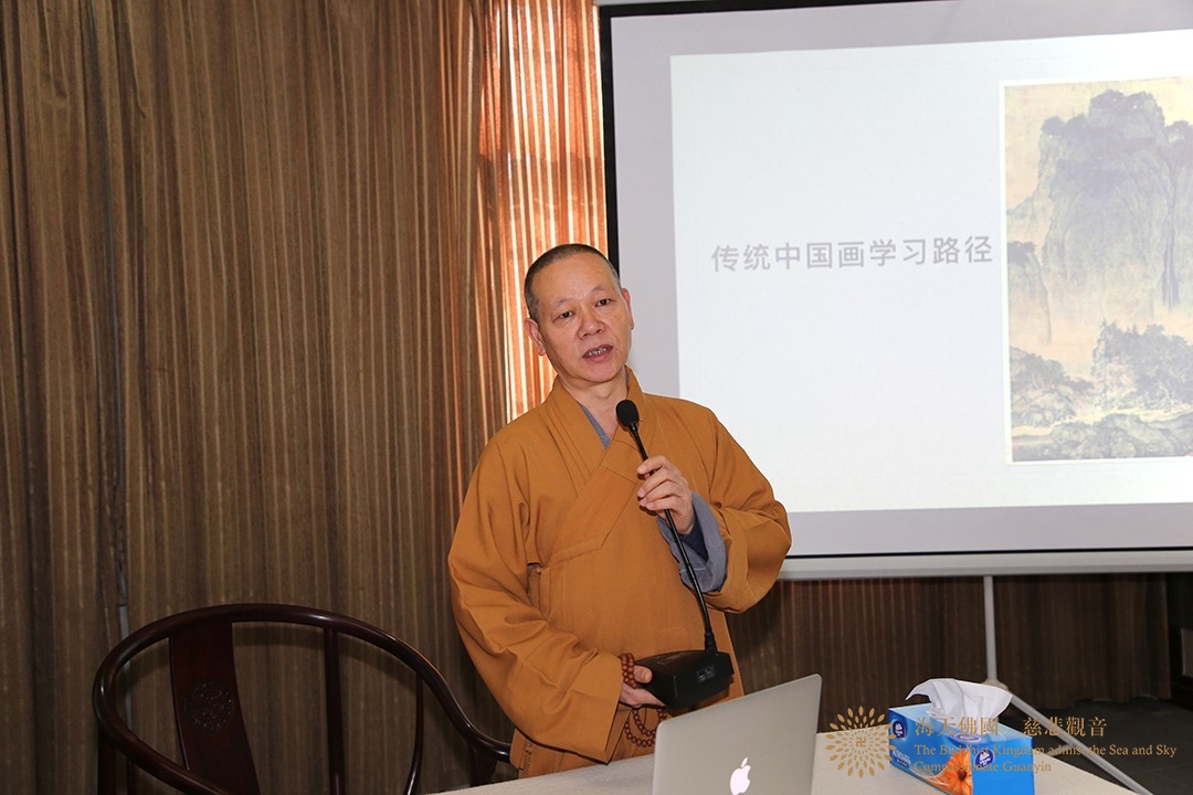 佛教-普陀山佛教协会2021年书画培训班在宝陀讲寺举办