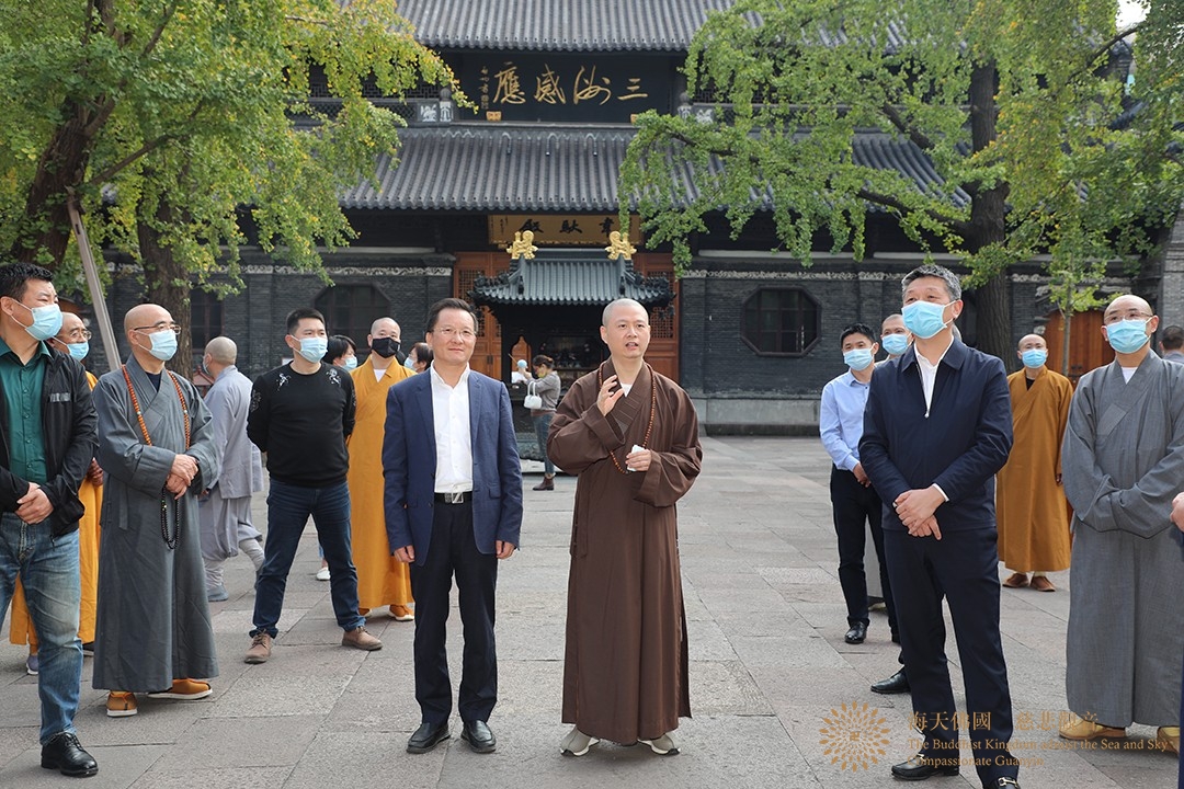 佛教-舟山市民宗局召开全市文化寺院建设现场会