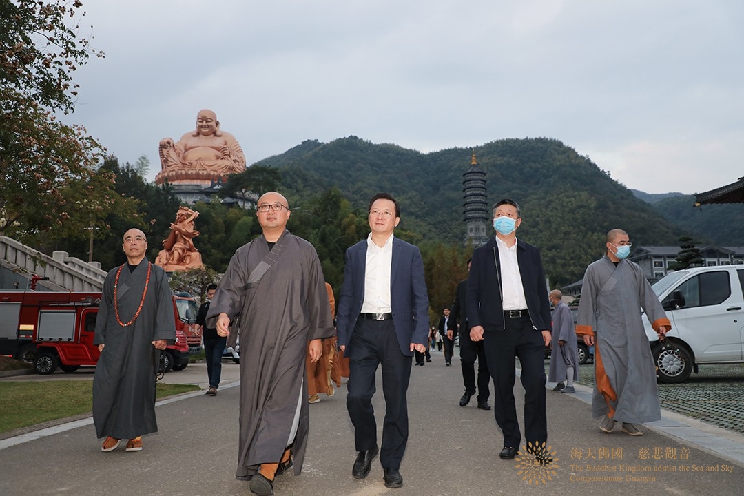 佛教-舟山市民宗局召开全市文化寺院建设现场会