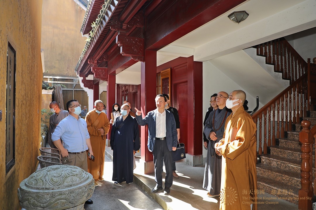 佛教-舟山市民宗局召开全市文化寺院建设现场会