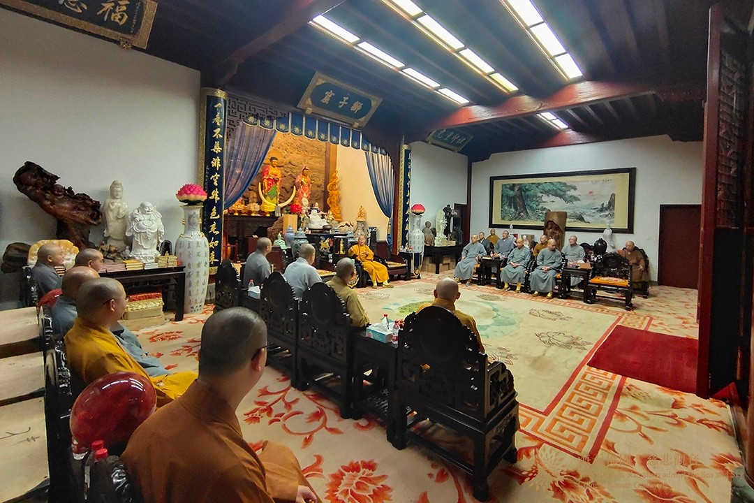 佛教-普济禅寺召开全体执事会议