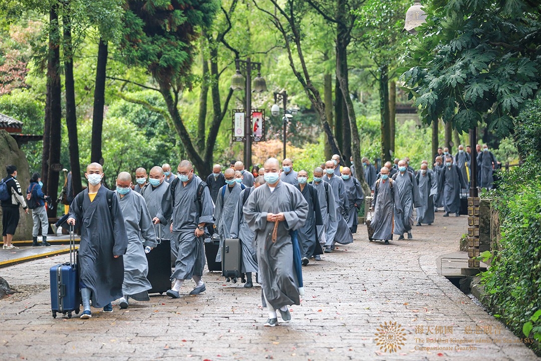 普陀山-普陀山普济禅寺辛丑年传授三坛大戒新戒报到