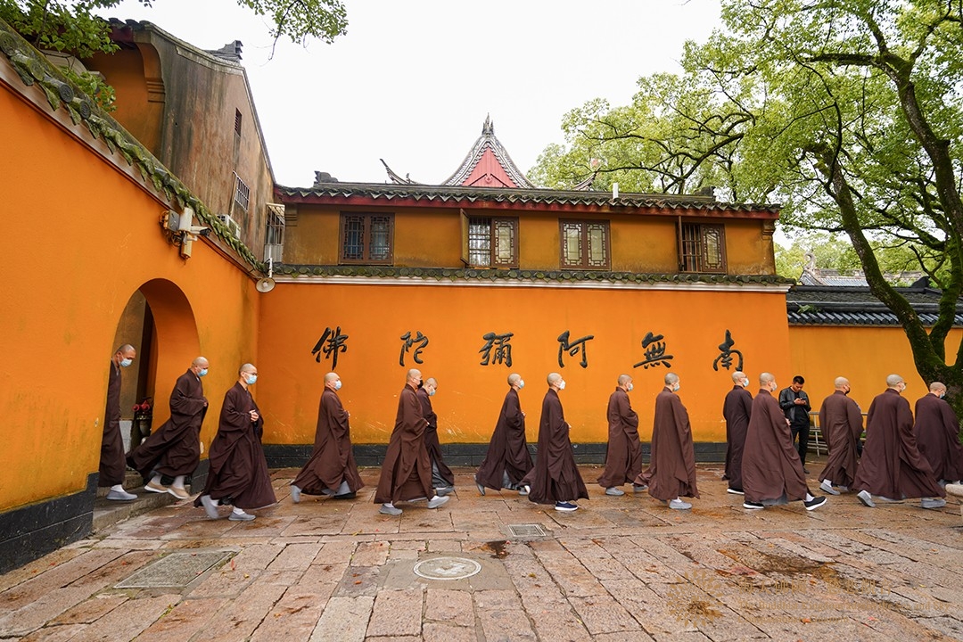 普陀山-普陀山普济禅寺辛丑年传授三坛大戒新戒报到