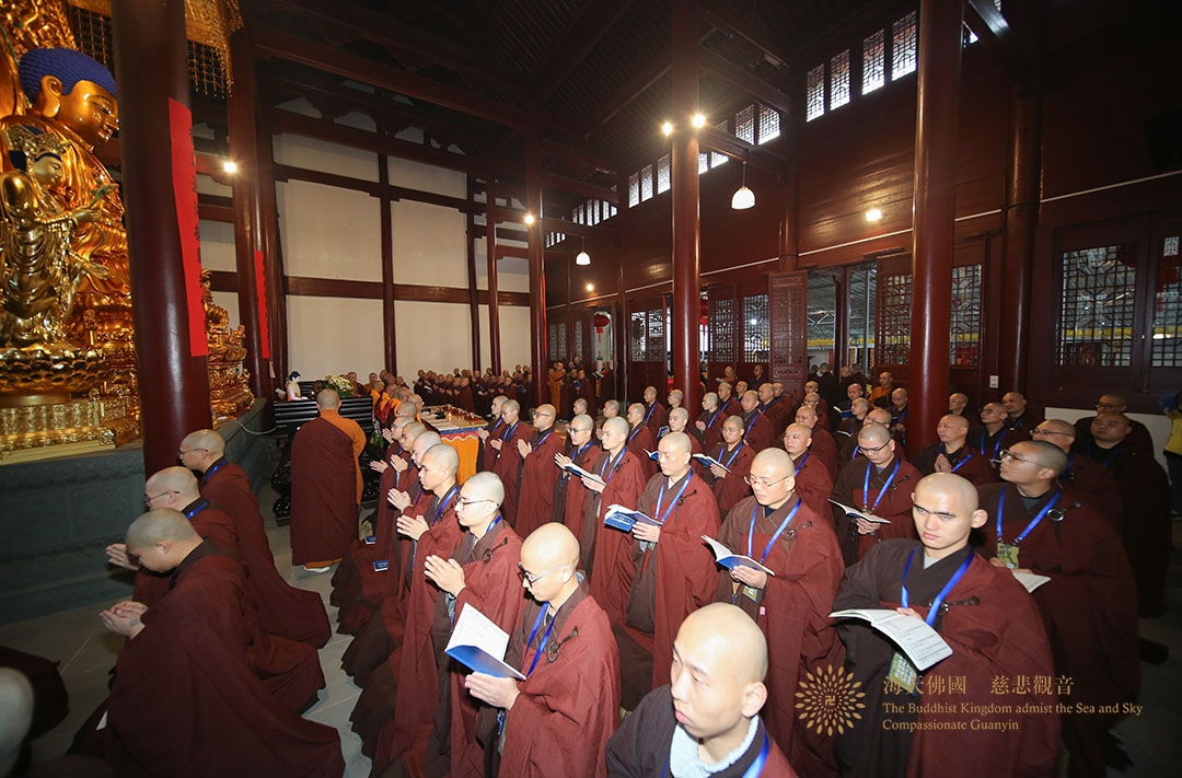 比丘戒-普陀山普济禅寺辛丑年传授三坛大戒举行正授比丘戒