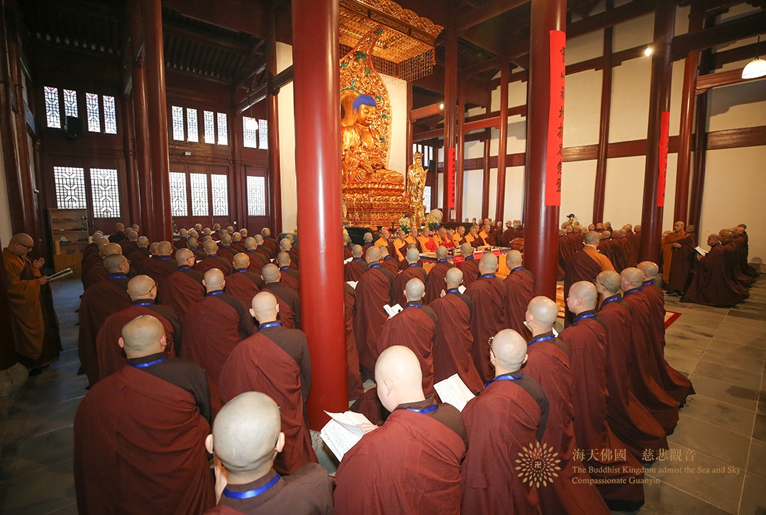 比丘戒-普陀山普济禅寺辛丑年传授三坛大戒举行正授比丘戒