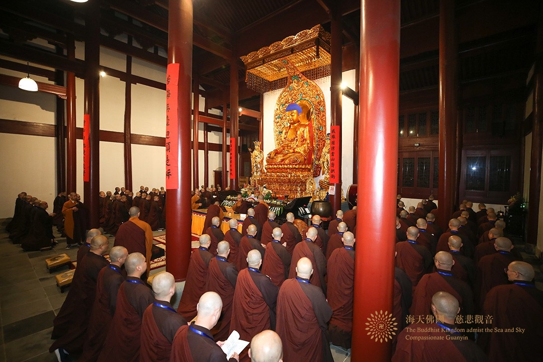 比丘戒-普陀山普济禅寺辛丑年传授三坛大戒举行正授比丘戒