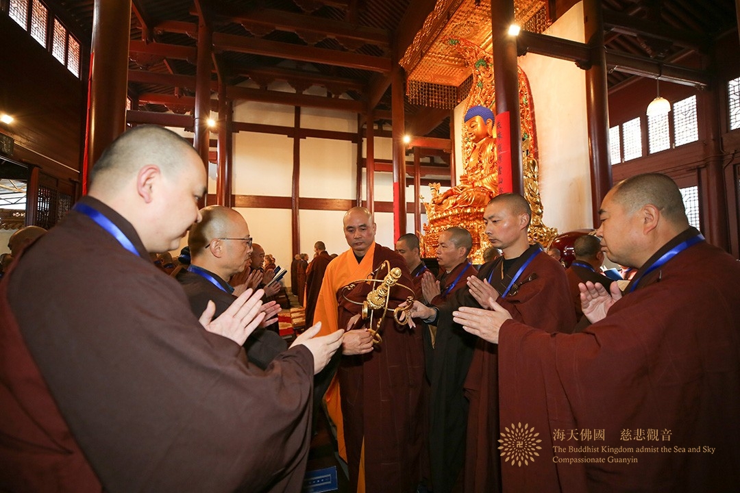 菩萨戒-普陀山普济禅寺辛丑年传授三坛大戒举行正授菩萨戒