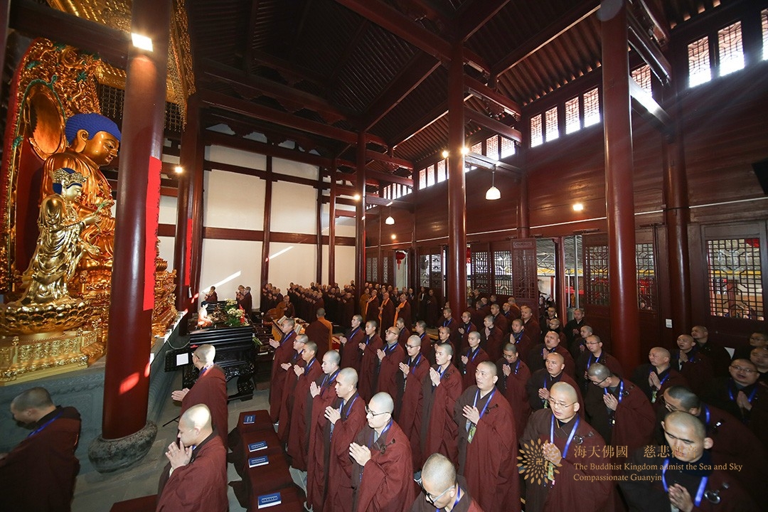 菩萨戒-普陀山普济禅寺辛丑年传授三坛大戒举行正授菩萨戒