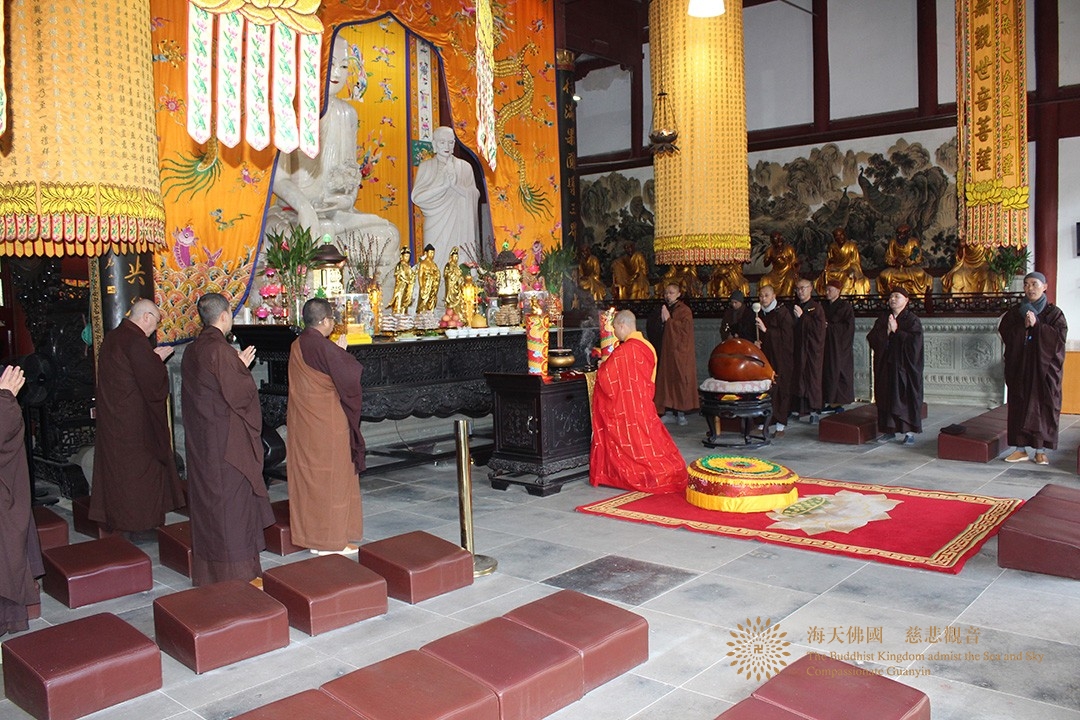 佛教-普陀山佛教协会组织全山各寺院(单位)举行抗疫祈福上供法会 佛教-普陀山佛教协会组织全山各寺院(单位)举行抗疫祈福上供法会