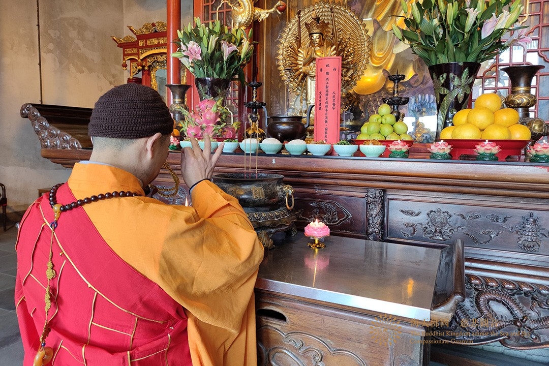 佛教-普陀山佛教协会组织全山各寺院(单位)举行抗疫祈福上供法会 佛教-普陀山佛教协会组织全山各寺院(单位)举行抗疫祈福上供法会