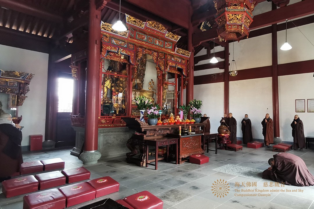 佛教-普陀山佛教协会组织全山各寺院(单位)举行抗疫祈福上供法会 佛教-普陀山佛教协会组织全山各寺院(单位)举行抗疫祈福上供法会
